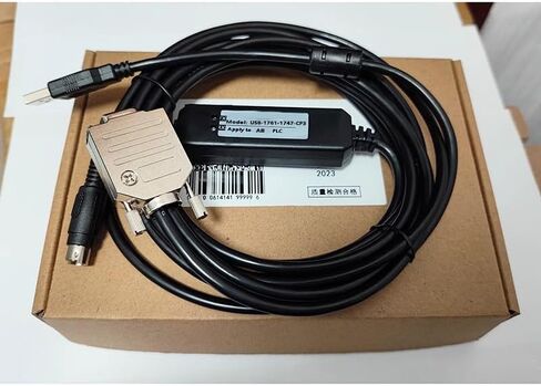 USB-1761-1747-CP3 Applicable PLC Programming Cable Debugging Cable Download Data Cable 3 meters in Saudi Arabia
