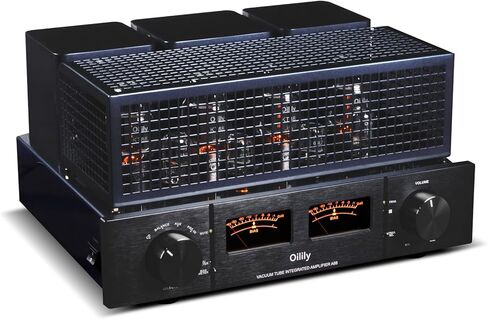 A88 kt88 x4 ac4 amplifier ، 45W+45W Class AB ، أنبوب الفراغ المدمج مضخمًا ثلاثيًا ووضعًا خطيًا للغاية ، صوت عالي الدقة لـ Audiophiles (أسود) in Saudi Arabia