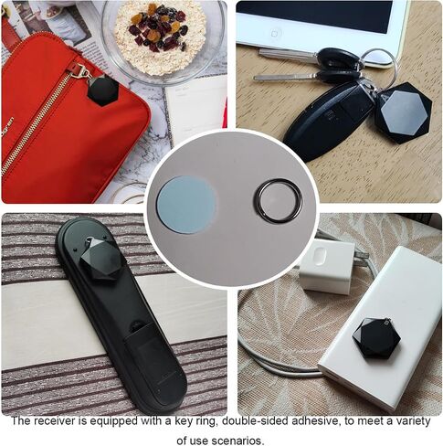 موقع Finder Key مع الصوت ، نطاق 115 قدمًا 85 ديسيبل عن بعد ، استخدم للعثور على المفتاح ، جهاز التحكم عن بُعد ، شاحن الهاتف ، محفظة ، حقيبة in Saudi Arabia