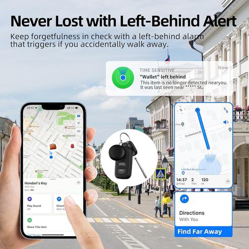 Air Tracker Tags 4 Pack, Seamlessly Works with Apple Find My (iOS Only),Multi-Use Item Finder for Keys/Wallets/Luggage/Backpacks/Suitcases–Organize & Secure Your Essentials (Not for Android) in Saudi Arabia