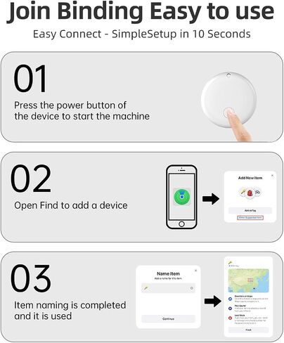 Air Tracker Tags 4 Pack, Seamlessly Works with Apple Find My (iOS Only),Multi-Use Item Finder for Keys/Wallets/Luggage/Backpacks/Suitcases–Organize & Secure Your Essentials (Not for Android) in Saudi Arabia