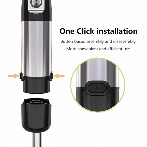 غمر الخلاط المحمول باليد للمطبخ ، 3 في 1 خلاط يدوي كهربائي محمول ، خلاط مستحلب يدوي عصا مع خفقت وحليب لخطأ الأطفال ، عصير ، هريس ، حساء ، صلصات in Kuwait