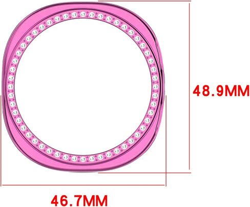 2 عبوات لـ Galaxy Watch 8 Case 44mm ، علبة حماية إطار بلينغ متوافقة مع Samsung Galaxy Watch 8 (حزمة ، الذهب الوردي/ملون) in Kuwait