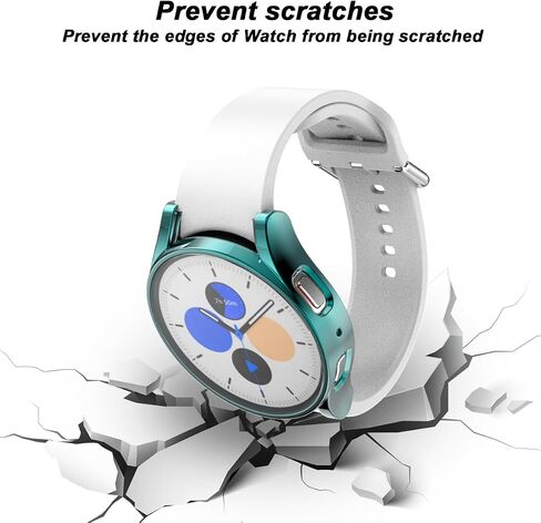 Rc-Z [4-Pack] for Samsung Galaxy Watch 7 40mm Screen Protector Case, Protective Soft TPU Face Cover Replacement Bumper Accessories for Galaxy Watch 7 40mm Women Men in Saudi Arabia