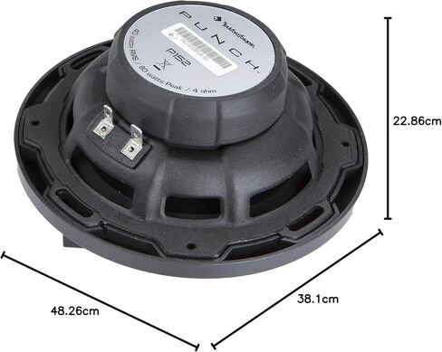 2 Pairs of Rockford Fosgate Punch P1650 220W Max (110W Rms) 6.5" 2-Way P1 Punch Series Coaxial Speakers W/Pei Dome Tweeter in Kuwait