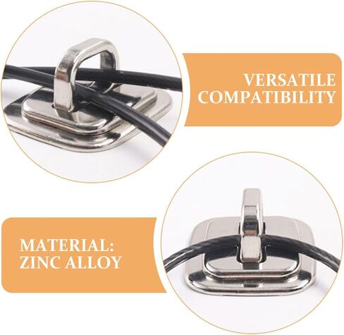 4Pcs Security Base Plate for Laptop Locks Theft Cable Anchor for Easy Locking Compatible with Various Laptop Models for Office Study and Travel in Saudi Arabia