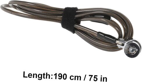 DOITOOL 2m Creative Thickened Laptop Lock Buckle Security Cable for Home Office Use Protects Notebook and Desktop Devices from Theft in Saudi Arabia