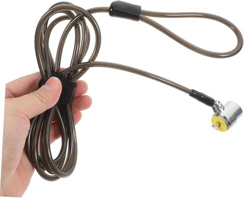 DOITOOL 2m Creative Thickened Laptop Lock Buckle Security Cable for Home Office Use Protects Notebook and Desktop Devices from Theft in Saudi Arabia