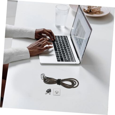 DOITOOL 2m Creative Thickened Laptop Lock Buckle Security Cable for Home Office Use Protects Notebook and Desktop Devices from Theft in Saudi Arabia