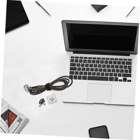 DOITOOL 2m Creative Thickened Laptop Lock Buckle Security Cable for Home Office Use Protects Notebook and Desktop Devices from Theft in Saudi Arabia