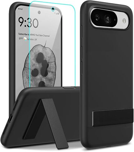 متوافق مع Google Pixel 10/10 Pro Phone Case with Glass Screen Protecor in Saudi Arabia