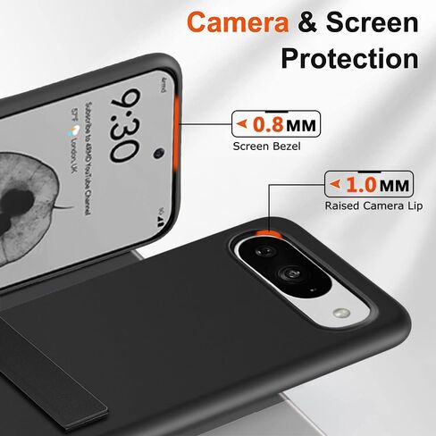 متوافق مع Google Pixel 10/10 Pro Phone Case with Glass Screen Protecor in Saudi Arabia