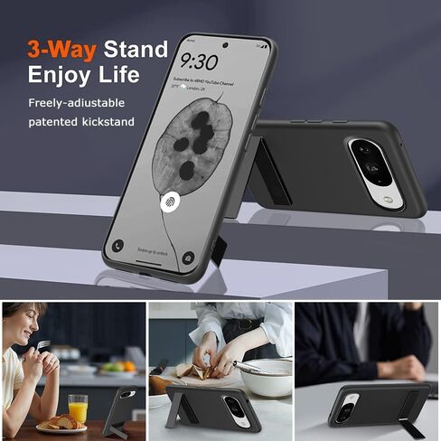 متوافق مع Google Pixel 10/10 Pro Phone Case with Glass Screen Protecor in Saudi Arabia