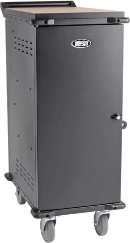 TRIPP LITE 32-PART AC Storage Storage Storage Cart Cart Carting لأجهزة Chromebook وأجهزة الكمبيوتر المحمولة والأجهزة اللوحية-يؤمن الأجهزة في القفل ، عربة فولاذية قابلة للتطبيق-ضمان لمدة عامين (CSC32AC) in Saudi Arabia