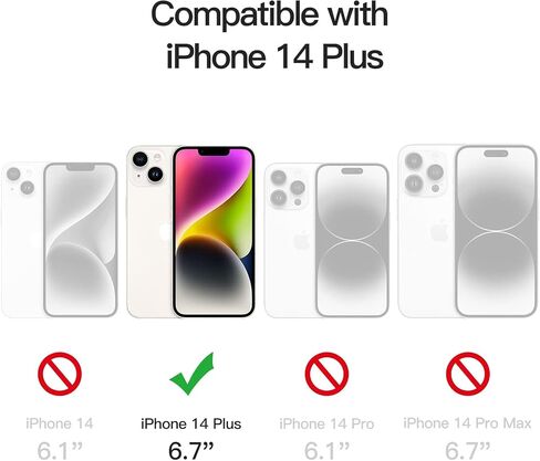 NGB مصمم لحالة iPhone 14 Plus ، الوردي/الأرجواني | بريق سائل البريق تغطية لطيف للنساء الفتيات الأطفال | مع حامي الشاشة الزجاجية المقسى وحامل الحلقة وحزام المعصم in Kuwait