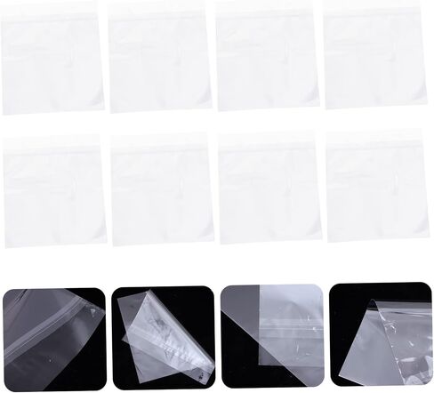 50pcs Vinyl Record Covers Protective Outer Sleeves for 12-inch Records Anti-Static for Albums and Disc Storage in Saudi Arabia