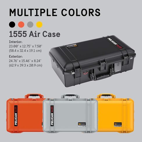 Pelican Air 1555 Case with Foam - Black in Saudi Arabia