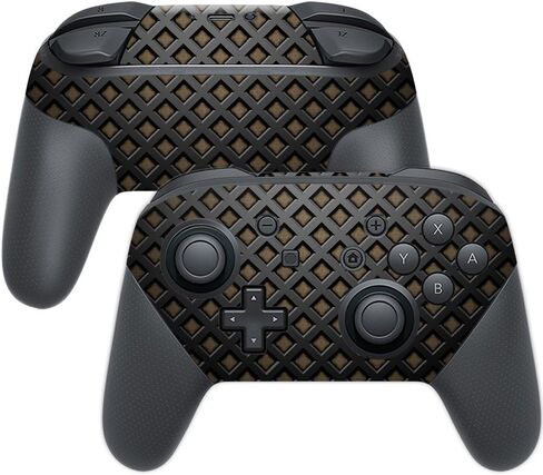 Mayyskins الجلد متوافق مع Nintendo Switch Pro Controller - الجدار الأسود | غلاف الالتفاف الواقي ، الدائم ، والفريد من نوعه | من السهل تطبيق الأنماط وإزالتها وتغييرها | صنع في الولايات المتحدة in Saudi Arabia
