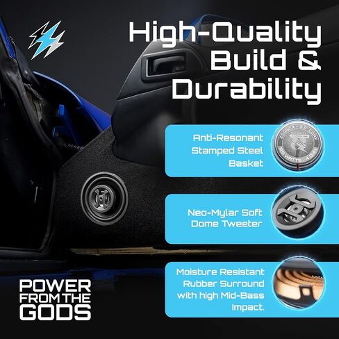 Hifonics ZS35CX Zeus 3.5" Coaxial Speaker ,BLACK in Saudi Arabia