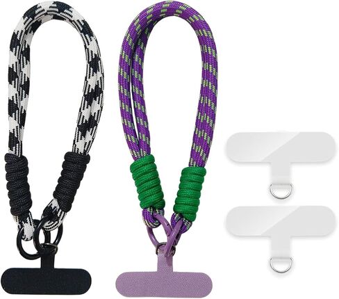 2pcs حزام معصم الهاتف ، حبل الهواتف المحمولة الشاملة مع علامة تبويب حبل 2pcs ، حبل للنساء والرجال in Kuwait