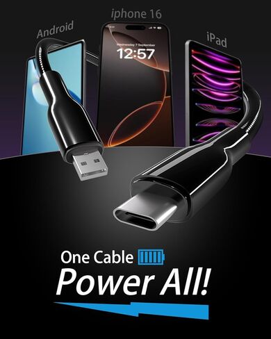 شاحن iPhone طويل 26FT/8M [معتمد من Apple MFi] كابل لايتنينج طويل جدًا لشاحن iPhone سلك نايلون مجدول 2.4 أمبير شاحن سريع iPhone سلك شاحن iPhone/Pad/Pod in Saudi Arabia