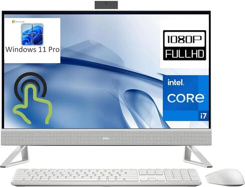 Dell Inspiron 27 7720 All-in-One 27 "شاشة تعمل باللمس FHD Business AIO AIO Desktop Computer ، 13th Gen Intel 10-Core I7-1355U ، 32GB DDR4 RAM ، 1TB PCIE SSD + 1TB HDD ، Geforce MX550 ، WIFI 6E ، Windows 11 Pro in Saudi Arabia