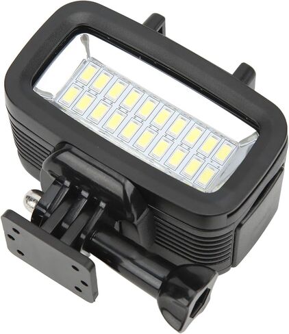 TBEST LED LED LED IPX8 40M الغوص العميق 700LM إضاءة وميض عالية السطوع من أجل OSMO ACTION ONEX2 ABS Metal 247G (Black) in Kuwait