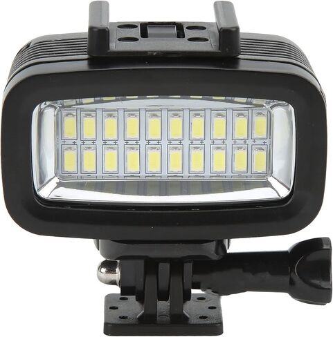 TBEST LED LED LED IPX8 40M الغوص العميق 700LM إضاءة وميض عالية السطوع من أجل OSMO ACTION ONEX2 ABS Metal 247G (Black) in Kuwait