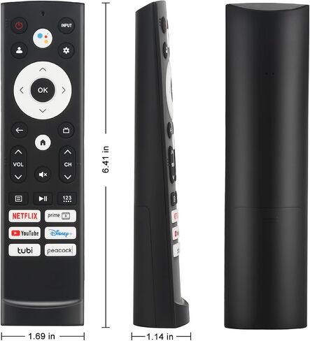 Replacement Remote for Roku TV & Box (Express, Premiere, Ultra), Backlit Keys, Works with TCL, Hisense, Insignia, Philips, Onn, Hitachi, Element Smart Roku Tv (Not for Roku Stick) in Saudi Arabia