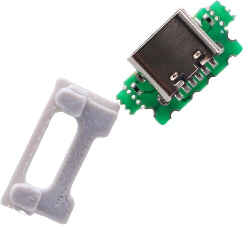 Deal4Go USB-C Port DC Power Connector Mod Presentive for Nintendo New 3DS XL ، New 3DS LL Console (2015) in Saudi Arabia