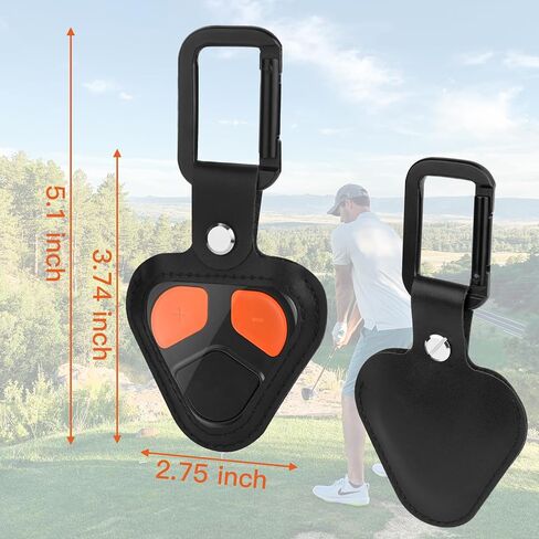 Xxerciz Protective Case for Bushnell Wingman View Golf GPS Speaker Remote Button, Portable Cover Holder with Carabiner, Lightweight, Anti-Scratch, Easy Installation, Full-Body Shockproof Case in Kuwait