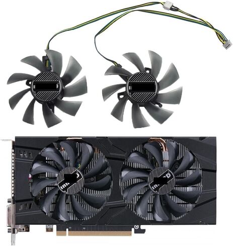استبدال مروحة بطاقة الفيديو متوافق مع GTX 1060 3GB 6GB x2 85mm T129215SU GTX1060 مروحة تبريد بطاقة الرسومات in Kuwait