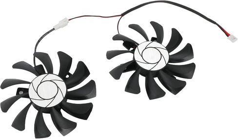 Video Card Fan Compatible with GTX 1050 1050Ti 75MM HA8010H12F-Z GTX1050 GTX1050Ti Graphics Card Replacement Cooling Fan in Saudi Arabia