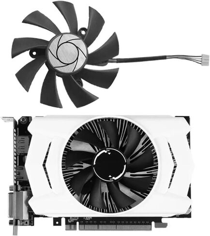 استبدال مروحة بطاقة الفيديو متوافق مع GTX 950 1060 R7 360 OC 85MM HA9010H12F-Z GTX950 GTX1060 مروحة تبريد بطاقة الرسومات in Kuwait