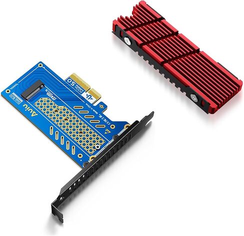 PCIE to M.2 NVMe B+M Key Expansion Card High Speed Support NVMe 2230 2240 2260 2280 SSD Support PCIe X4 X8 X16 (PCIe4.0 x4 Card) in Saudi Arabia