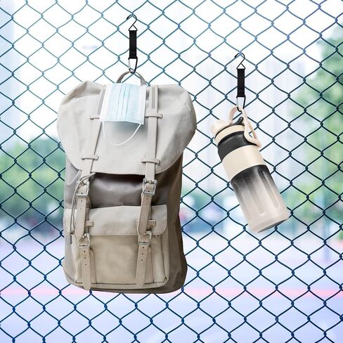 3 PCS Baseball Bag Hook for Fence ، Hooks Fence Metal for Baseball Bage Tennis Backs ، buckles multifunctional for boke backpacks backpacks out ourdive resport in Kuwait