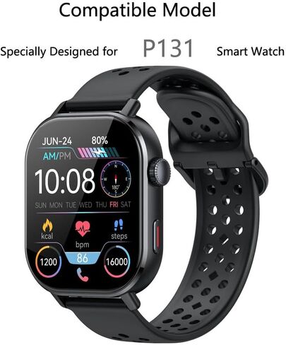 لـ Jugeman Smart Watch P131 Screen Protector 2.06 "[3 Pack] HD Clear Soft Pet Film [Anti-FingerPrint] in Kuwait