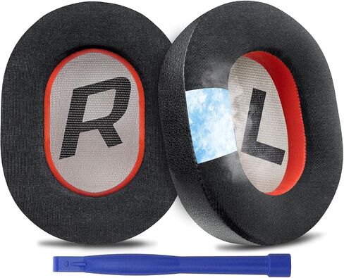 SOULWIT Cooling-Gel Earpads Replacement for Plantronics BackBeat Pro 2, Voyager 8200 UC Headphones, Ear Pads Cushions with High-Density Noise Isolation Foam - Black in Saudi Arabia