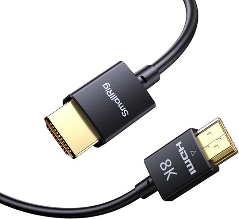SmallRig 8k HDMI 2.1 كابل 100 سم/3.3 قدم (من أ) ، سلك/كبل رفيع للغاية ، يدعم 8K@60Hz/4K@120Hz ، Ethernet ، ARC Type -A Male to Male for Camera ، Monitor ، Gimbal - 5086 in Saudi Arabia