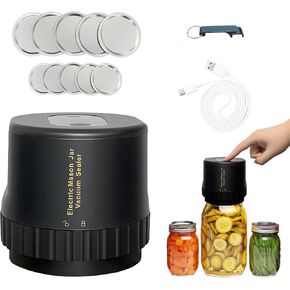 Electric Vacuum Food Sealer Machine, Automatic Can Sealing System for Home Use portable mason jar vacuum sealer in Saudi Arabia
