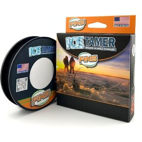 icetamer Ice Fishing Braid - USA Made - امتصاص المياه الصفر ، والأداء دون الصفر ، لا توجد مشكلات في الجليد ، قوة عالية ، قطر صغير ، ملف تعريف مستدير in Kuwait