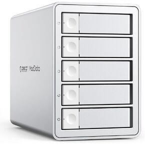 Orico 5bay Raid محرك أقراص ثابتة خارجية لمدة 2.5/3.5 بوصة SATA HDD/SSD حتى 5x 24tb ، USB3.0 Type -A محطة لرسو القرص الصلب ، يدعم RAID 0/1/3/5/10/JBOD/CLONE/CLARMODE -9958RU3 in Kuwait