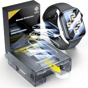 EGV 4 Pack for Apple Watch Screen Protector 40mm [مربع تثبيت تلقائي] [0 فقاعات] HD FIME ULTRA-SHIN FIME in Kuwait