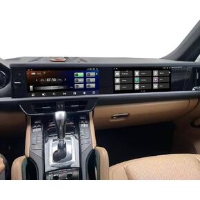 12.3 "شاشة مزدوجة شاشة Android Car Stereo لـ Porsche Cayenne 2011-2017 وحدة تنقل GPS Plavigation Head Player Multimedia Screen Multimedia (8-256 جيجا بايت) in Kuwait