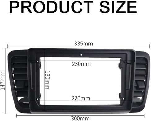 9 بوصات راديو لافتات لسيطرة Subaru Legacy Outback 2004-2009 تثبيت محيط Mount Mount Mount Trib Kit Android Player Frame Plane in Kuwait