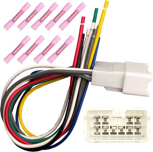 70-1761 Radio Wiring Harness Compatible with Toyota 87-Up Power 4 Speaker Camry, Corolla, Prius, 4Runner, RAV4, Tacoma, Forester, Impreza, WRX & More in Saudi Arabia