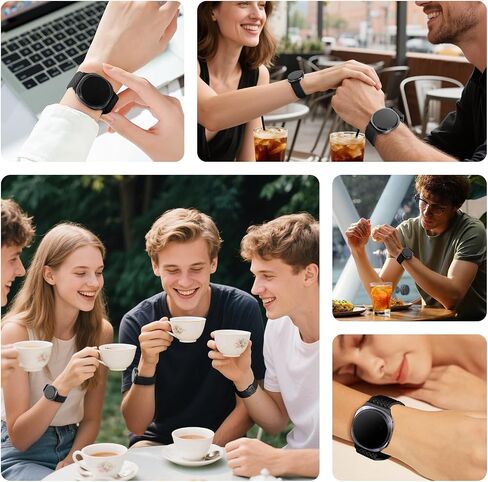 عصابات مضفر لـ Galaxy Watch 8 Band 40mm 44mm/Galaxy Watch 8 Classic 46mm ، Nylon Parachute Parachute Sport Strap Strapty Fabrics Lristbands for Samsung Galaxy Watch 8/8 Classic 40 44 46 MM Women/Men in Kuwait