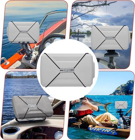 أشرطة غلاف الرسم البياني لصيد الأسماك القابل للتعديل - أشرطة بونجي Fish Fink Finder لتأمين الغطاء أثناء السفر ، تصل إلى 18 شاشات in Kuwait