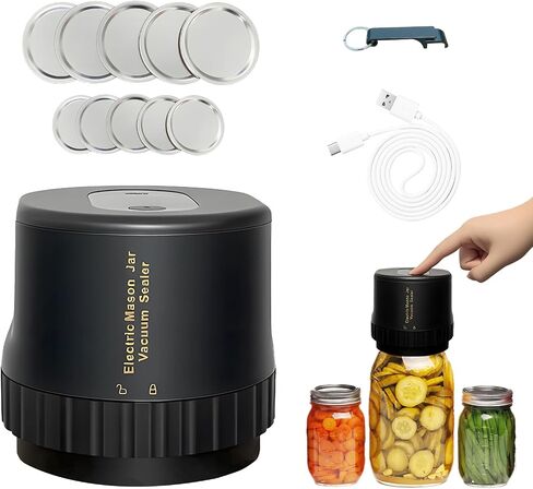Electric Vacuum Food Sealer Machine, Automatic Can Sealing System for Home Use portable mason jar vacuum sealer in Saudi Arabia