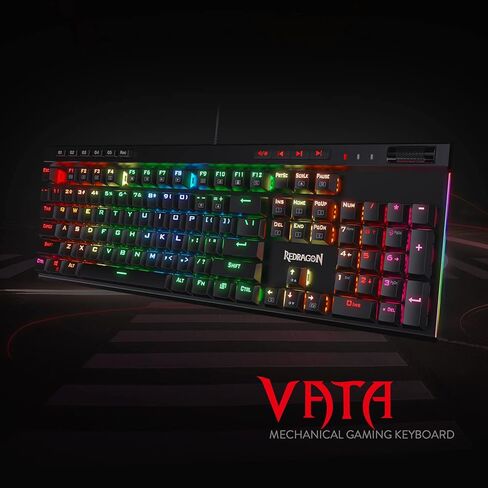 Redragon K580 Vata RGB LED لوحة مفاتيح ألعاب ميكانيكية و M990 Gaming Mouse Bundle in Kuwait